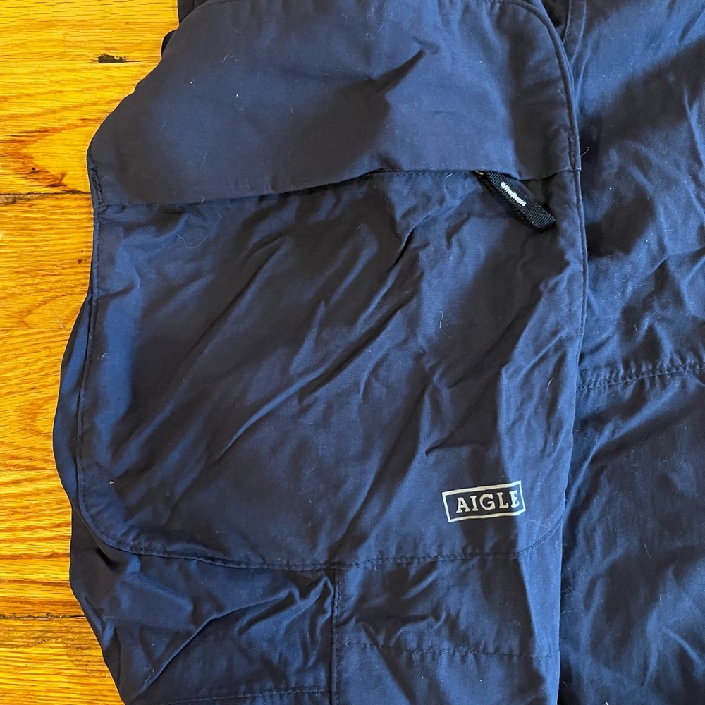 Aigle Men's Dark Blue Navy Cargo Snow Ski Pants - Picture 7 of 7